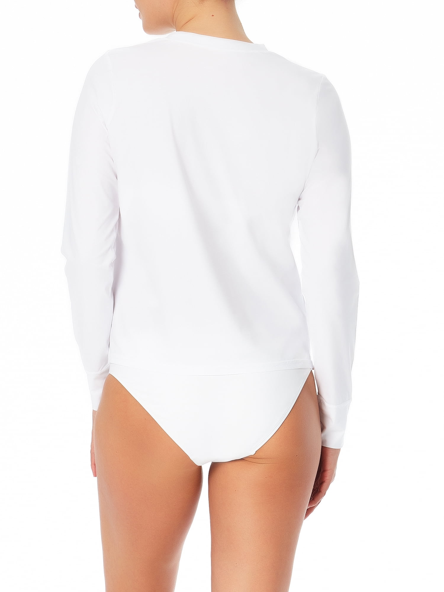 Time and Tru High Neck Nylon Spandex Rash Guard (Women's), 1 Count, 1 Pack