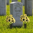 thumbnail image 5 of CJiaWei 2 Pack Cemetery Vases Flower Holder Memorial Decorations Cemetery Floral Containers With Stakes, 5 of 5