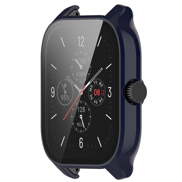 Carcasa protectora de cobertura completa para Huami Amazfit GTS4 (azul tinta) Likrtyny Para estrenar