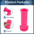 thumbnail image 4 of Unique Bargains Bike Handlebar Grips Covers 100mm Bicycle End Grips Protector Rubber Pink Non-Slip 1 Pair, 4 of 6