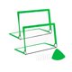 thumbnail image 5 of Portería de fútbol para niños, portería de fútbol, mini portería de fútbol con bolsa de transporte, equipo de entrenamiento para gimnasio en el patio Verde, 5 of 8