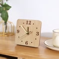 thumbnail image 3 of JIEMUCES Minimalist Tabletop Clock with Magnetic Bracket High Stability Battery Powered Wooden Digital Clock Desk Decoration, 3 of 8