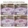 thumbnail image 7 of ODIKA Medallion Oriental Maximalist With Ornate Floral Scroll Border Stain Resistant Thin Throw for Entryway, Kitchen, Laundry Room, 7 of 7