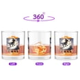thumbnail image 2 of Happy Halloween German Shorthaired Pointer Witch Pumpkins Bats 11oz Whiskey Glass Mug GSP Lover Dog Gift Whiskey Cocktail Glasses Cup - 13012, 2 of 5