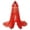 Red, variant on FASHOFT Women's Gold Foil Halloween Hooded Cape Cloak Train Lace Shawl Cosplay Outfit Party Stage Performance Elegant Dress Up Halloween 130