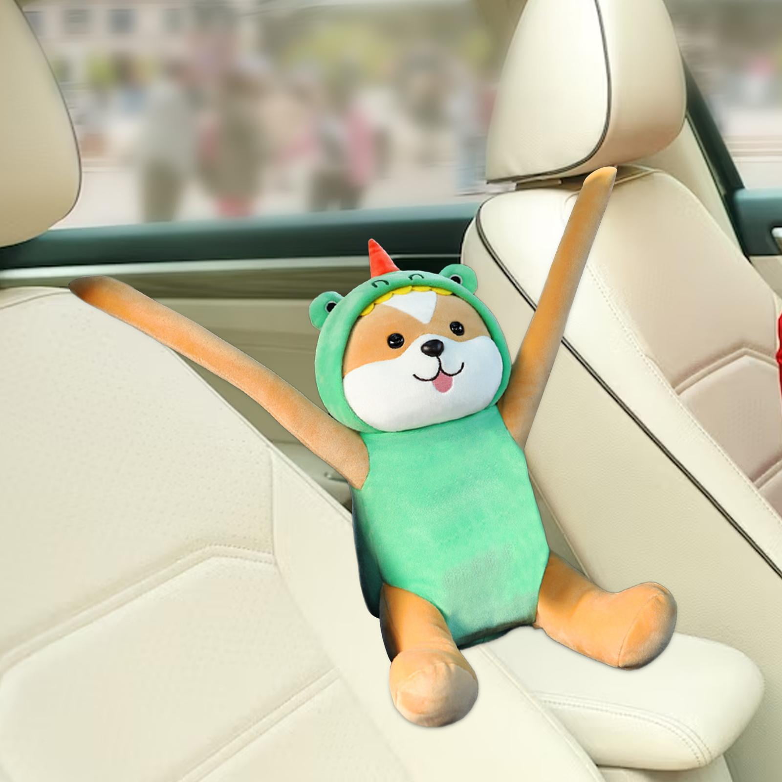 Cute Cartoon Doll Car Tissue Box Car Multifunctional Car - Temu
