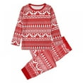 thumbnail image 3 of Yuanyu Matching Family Christmas Pajamas Set, Holiday PJs for Women/Men/Kids/Couples, Vacation Parent-child Fitted Soft Two-piece Pajamas Loungewear Outfits, 3 of 9
