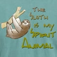thumbnail image 3 of CafePress - The Sloth Is My Spirit Animal T Shirt - Mens Comfort Colors Shirt, 3 of 5
