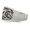 thumbnail image 3 of Edward Mirell Titanium Casted Design Signet Ring, 3 of 6