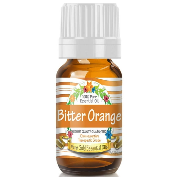 Pure gold Essential Oils - Orange (Bitter) Essential Oil - 033 Fluid Ounces