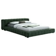 thumbnail image 3 of Trinity Upholstered Queen Platform Bed Green, 3 of 6
