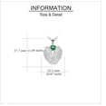 thumbnail image 4 of Angel Wings Necklace 925 Sterling Silver Guardian Angel Wings Pendant Necklace Birthstone Necklace for Women  Christmas Jewelry Gifts, 4 of 10
