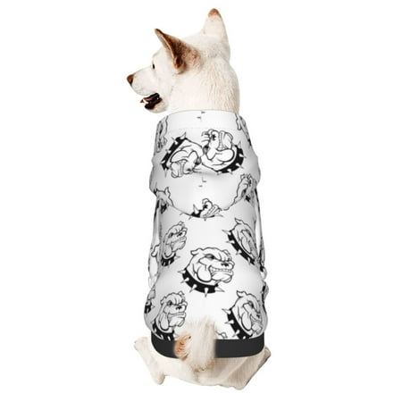 Haiem Cool Dog for Winter Dog Hoodie Sweatshirts with Pockets Warm Dog Clothes for Small Dogs Chihuahua-X-Small