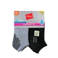 Hanes Women's Comfort Fit No Show Socks, Extended Size 10pack