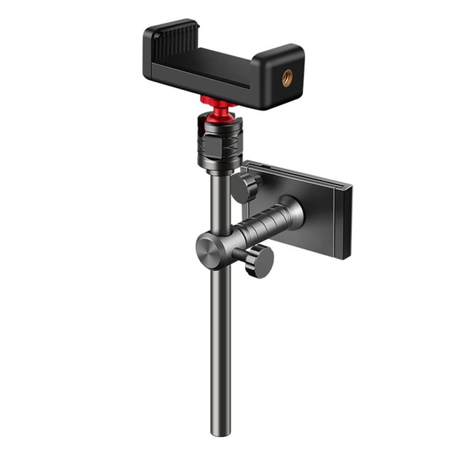 Graflsoa Support Lumineux de Pêche Portable avec Support pour Téléphone, Alliage de Magnalium, 170 g, Design Compact pour Usage Extérieur