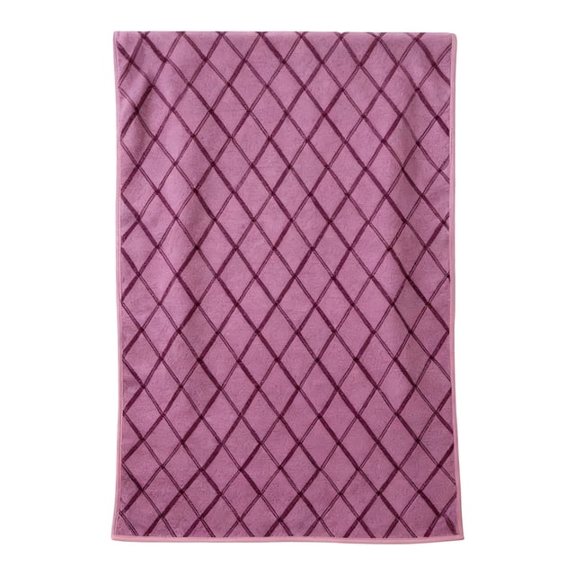 Face Towels for Bathroom and Hair Drying Mesh Corals Fleece Towel