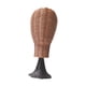thumbnail image 5 of Cabeza de maniquí de ratán, soporte para pelucas, ligero, hecho a mano, para sombreros, modelo de cabeza de maniquí para peluquería, centro comercial,, 5 of 8