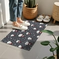 thumbnail image 4 of Dark Christmas Snowman Pattern Door Rugs,Washable Non Slip Door Mats Indoor,Decorative Door Mats,Entry Mat Indoor for Entrance,Bedroom,Kitchen,Bathroom,16"x24", 4 of 6