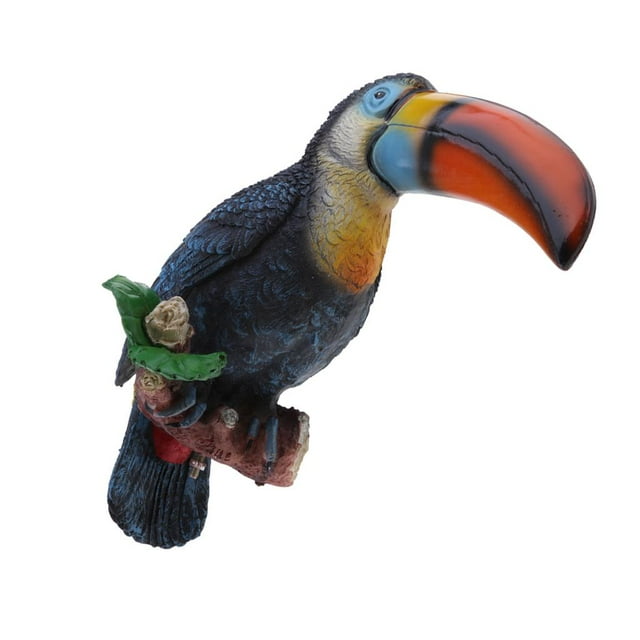 Aves de Realistas Realistas de Colección Estatuilla Estatua Jardín para hogar Decoración Del árbol