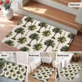 thumbnail image 6 of Date Palm Trees 2'x3' Washable Rug, Retro Summer Tropical Trees Plants Beige Non-Slip Soft Doormat Area Rugs for Entrance Bathroom Bedsides, Carpet for Kitchen Bedroom, Entryway Floor Mat, 6 of 9
