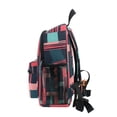 thumbnail image 4 of FORMRS Kids School Backpack with Front Zippered Pocket 12" Student Travel Daypack, Pink Geometric, 4 of 6