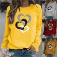 thumbnail image 2 of Round Neck Sweatshirt Printed Christmas Santa Claus Design Comfortable Breathable, 2 of 4