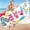 C, variant on kayannuo Microfiber Beach Towel Super Lightweight Colorful Bath Towel Sandproof Beach Blanket Multi-Purpose Towel For Travel Swimming Pool 30x60 Inch