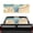 Beach Sea Turtle Print, variant on Pzuqiu Lilac Bloom Border Truck Rear Window Decal for Most Pickup Trucks, Full Windows Coverage Anti-Corrosion Vinyl Automotive Decals