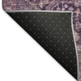 thumbnail image 5 of Addison Rugs Mayfield Premium Machine Washable Traditional Medallion Eggplant Rectangle Rug, 3' x 5', 5 of 6