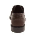 thumbnail image 4 of Josmo Boys Wingtip Oxford Lace Leather Dress Shoes, Brown, 11, 4 of 8