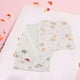 5 Pièces Burp Cloths Muslin Diapers Cloth Couches Draps de Mousseline 30 X 30cm – image 2 sur 10