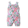 thumbnail image 3 of Kcolen Swimsuit For Girls 5T,Girls Swimwear Beach Resortwear for Kids Full Coverage Floral Tank Bodysuit Holiday Summer, 3 of 9