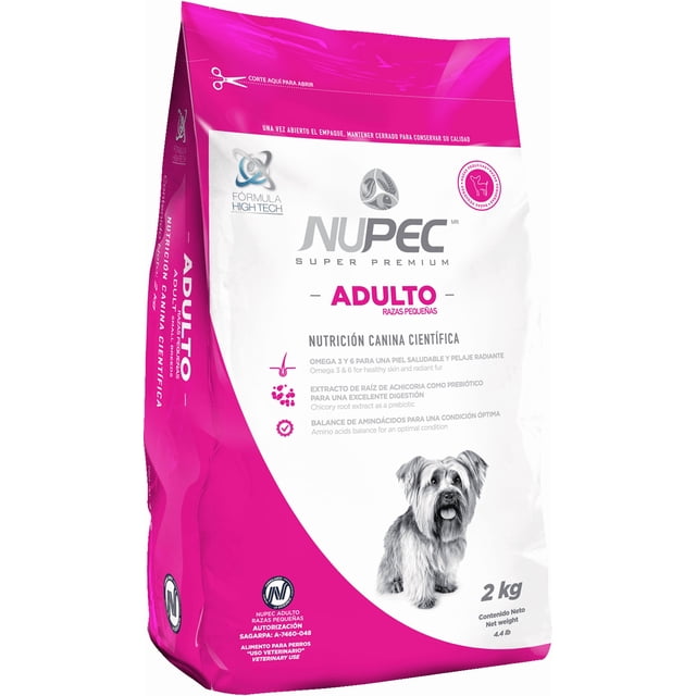 Combo Nupec Adulto Razas Pequeñas 2 Kg MAS Dos Latas Royal Canin Adulto 385 gr