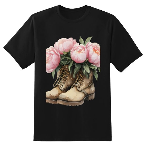 Men's Graphic TeeFlowers (2) Letter Print T-Shirts Round Neck Short Sleeves Sizes XS-5XL Summer Daily Casual Tops