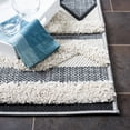 thumbnail image 3 of SAFAVIEH Cottage Charles Geometric Indoor/Outdoor Area Rug, Ivory/Dark Grey, 8' x 10', 3 of 10
