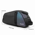 thumbnail image 7 of Bag Waterproof Bike Rear Rack Bag  Carrier Cycle Rear Rack Should Bag, 7 of 7