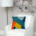 thumbnail image 2 of Parkland Collection Fushix Contemporary Multicolor Pillow Cover With Down Insert, 2 of 6