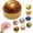 Dumpling Squishies-Gold, variant on FYHALE Pink Apple-shaped Squishies Toys Stress Ball, Soft Fruit Fidget Toys, Fruit Squeeze Dough Squish Toys Sensory Squeeze Balls Toys