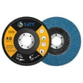 thumbnail image 2 of SATC 4-1/2 inch Flap Discs, 40 Grit Zirconia Grinding Wheel, 20-pack Flap Wheel for Angle Grinder, 2 of 6