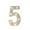 Number 5, variant on Light Up Number LED Large Numbers Sign Light, Commercial Number Light Decorationfor Night Light, Wedding, Birthday, Party, Home Wall Decor, Number 2