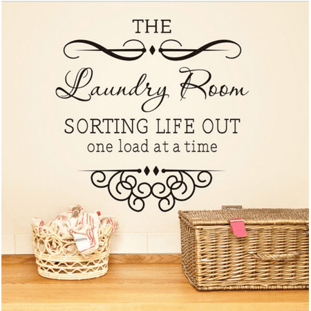 The Laundry Room Wall Sticker Art Vinyl Wall Decals Home Words Letters Decor New Black Friday Big (Best 3 Letter Words)