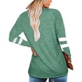 thumbnail image 3 of Anbech V Neck Long Sleeve T-Shirt for Women Casual Sweatshirt Tee Shirt with V Neck, 3 of 3