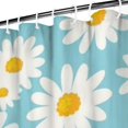 thumbnail image 3 of Blue White Flower Pattern Shower Curtain 72"x84" ,Bathroom Decorative Shower Curtains Set with 12 Hooks,Modern Waterproof Washable Shower Curtain, 3 of 6