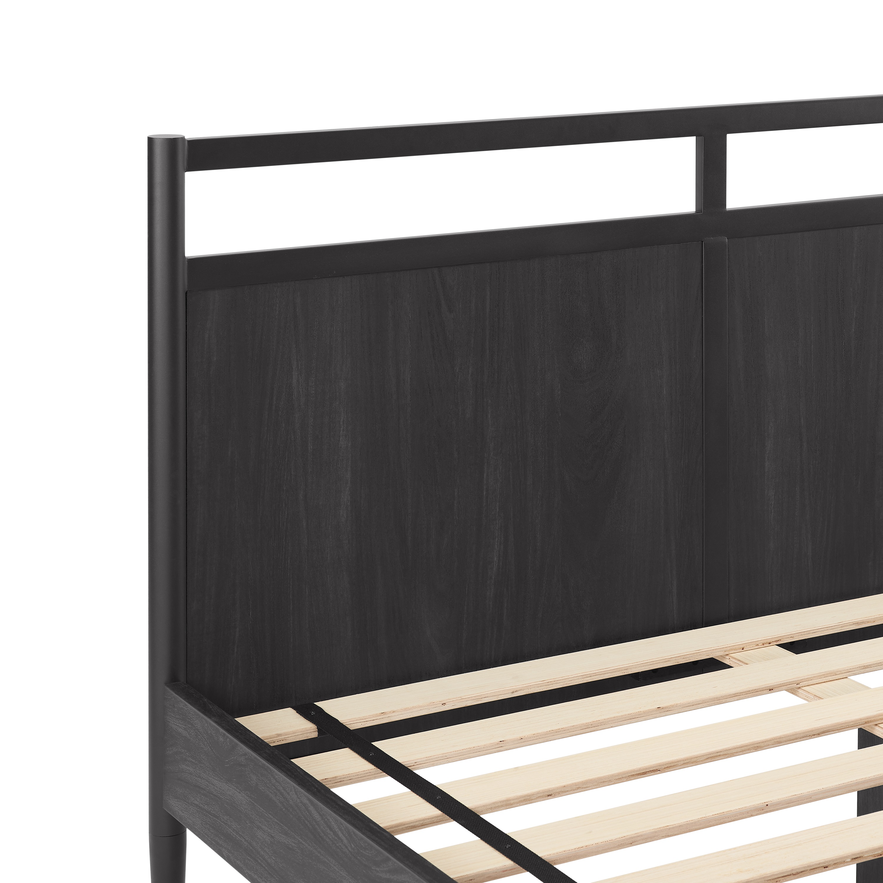 Better Homes & Gardens Oaklee Queen Bed, Charcoal Finish - Walmart.com