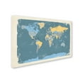 thumbnail image 2 of Trademark Fine Art "Retro Political Map of the World" Canvas Art by Michael Tompsett, 2 of 3