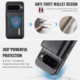 thumbnail image 2 of DG.MING Wallet Case for Google Pixel 10 / 10 Pro 6.3inch,Detachable Magnetic Wallet Phone Case with RFID Blocking, Card Slot,Holder, Leather Phone Case for Men Women,Black, 2 of 9