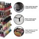 thumbnail image 3 of Organizador de esmaltes de uñas J JACKCUBE DESIGN, 5 niveles, acrílico, 3 of 7
