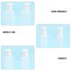 thumbnail image 3 of unbranded 2Ud Transparentes Recargables Para Loción Y Champú Con Espumador Para Uso En Casa, 3 of 8