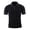 A-Black360, variant on Bibifish Mens Polo Shirts Camo Print Sleeve Panels Zip Neck Lapel Collar Shirts Short Sleeve Outdoor Daily Tops