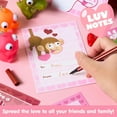 thumbnail image 2 of Joyfy 28 Packs Valentines Cards with Animal Popping Eyes Keychains for Kids, Stress Relief Fidget Toys for Kids Valentines Party Favor, Classroom Exchange Prize Gifts, 2 of 10